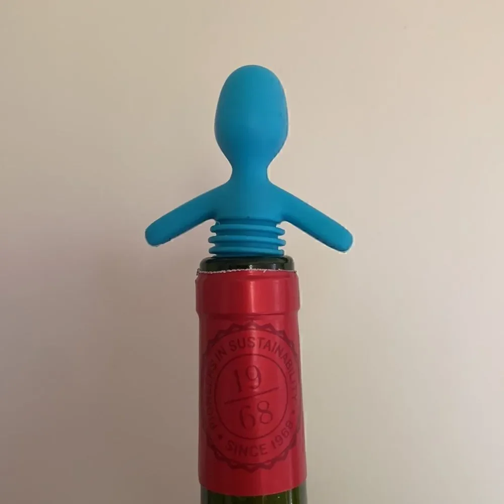 Bruce Silicone Wine Stopper